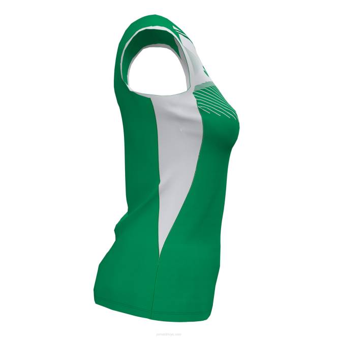 kolsuz tişört süpernova ii Joma yeşil beyaz kadınlar 0RJD3603