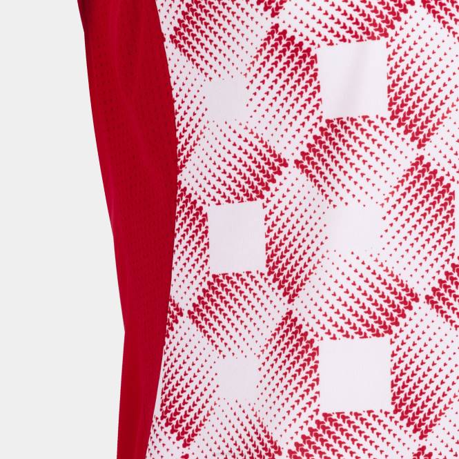 kolsuz tişört süpernova iii Joma kırmızı beyaz kadınlar 0RJD1781