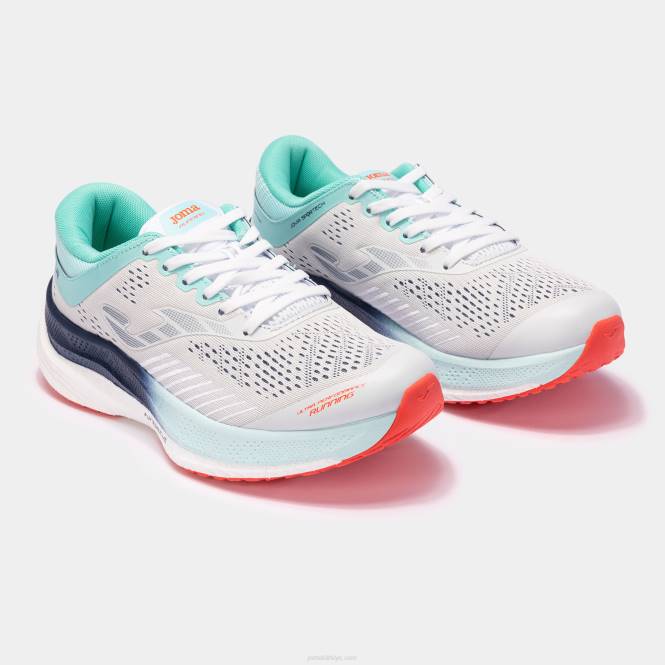 koşu ayakkabısı lider 22 Joma beyaz turkuaz erkekler 0RJD4691