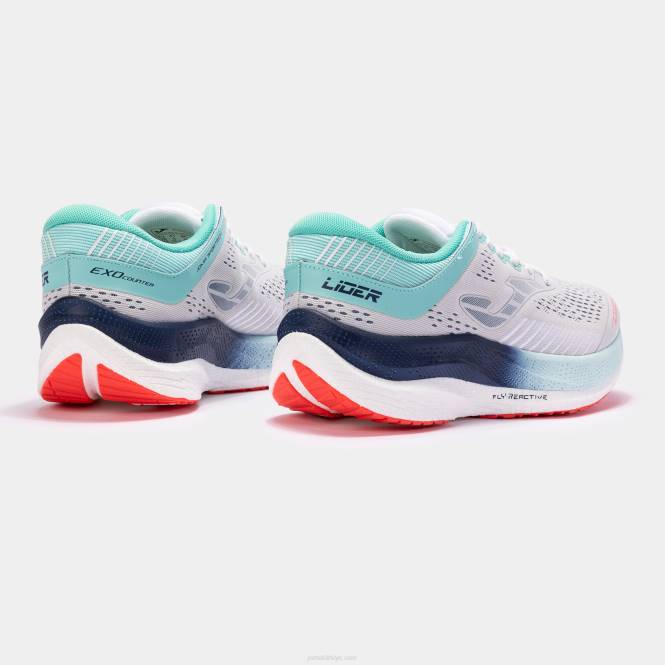 koşu ayakkabısı lider 22 Joma beyaz turkuaz erkekler 0RJD4691