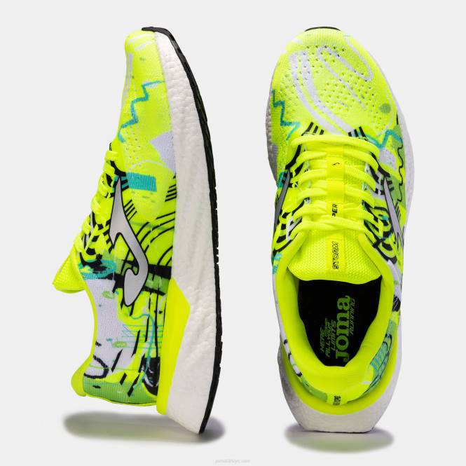 koşu ayakkabısı rviper 23 Joma floresan yeşil erkekler 0RJD578