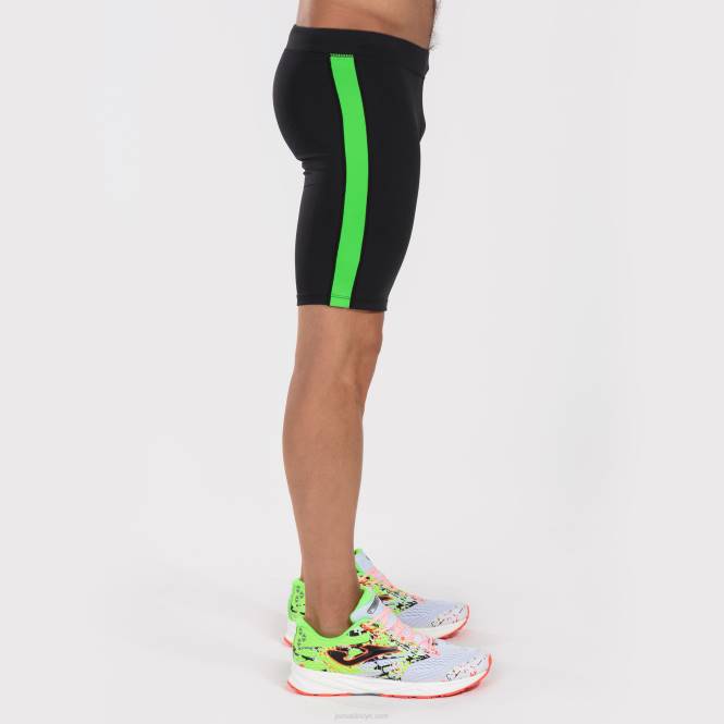 kısa tayt elit vii Joma siyah floresan yeşil erkekler 0RJD3403