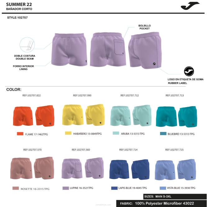 mayo arnao Joma mor erkekler 0RJD133