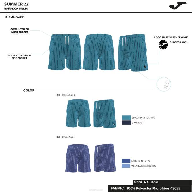 mayo hattı Joma mavi erkekler 0RJD74