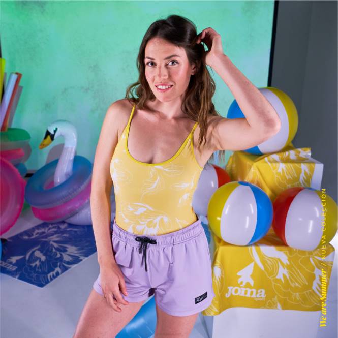 mayo santa monica Joma sarı kadınlar 0RJD2618