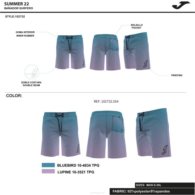 mayolar bozulmuş Joma mavi erkekler 0RJD4675