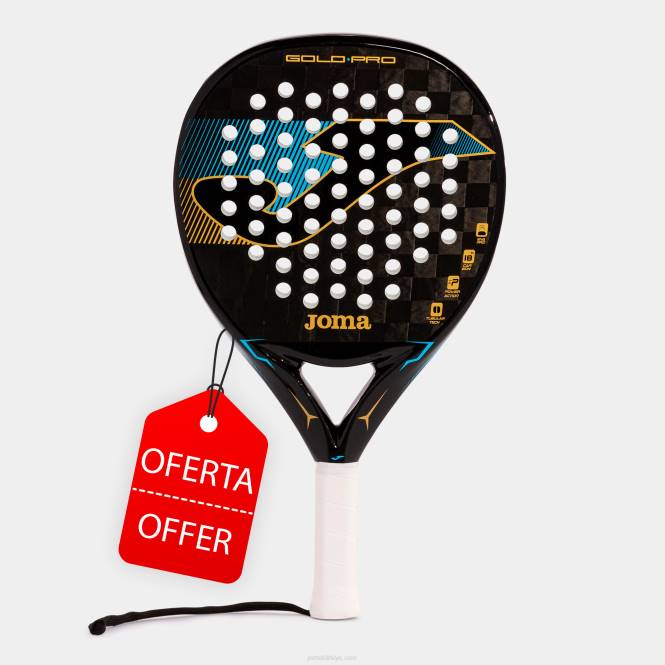 padel raket altın pro Joma siyah turkuaz0RJD51