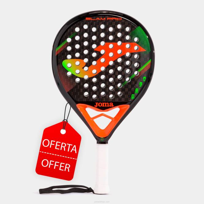 padel raket slam pro Joma siyah floresan mercan0RJD2389