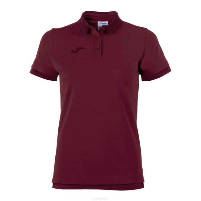 polo gömlek kısa kollu bali ii Joma bordo kadınlar 0RJD2344