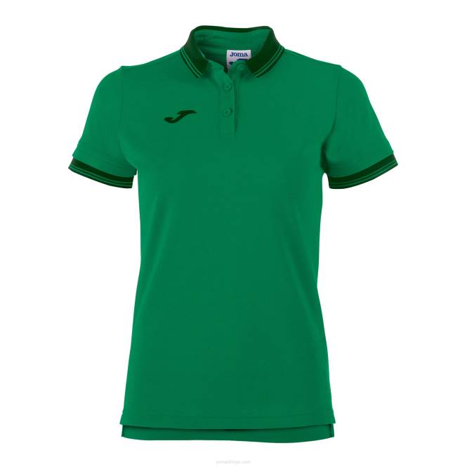 polo gömlek kısa kollu bali ii Joma yeşil kadınlar 0RJD1788