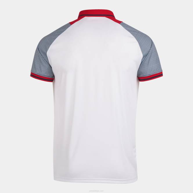 polo gömlek kısa kollu essential ii Joma beyaz lacivert erkekler 0RJD3129