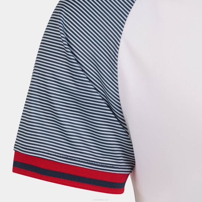 polo gömlek kısa kollu essential ii Joma beyaz lacivert erkekler 0RJD3129