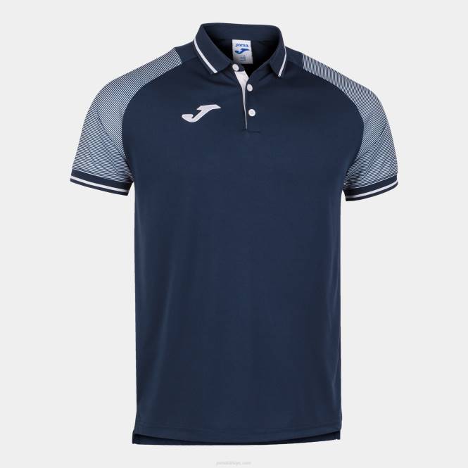 polo gömlek kısa kollu essential ii Joma lacivert beyaz erkekler 0RJD4627