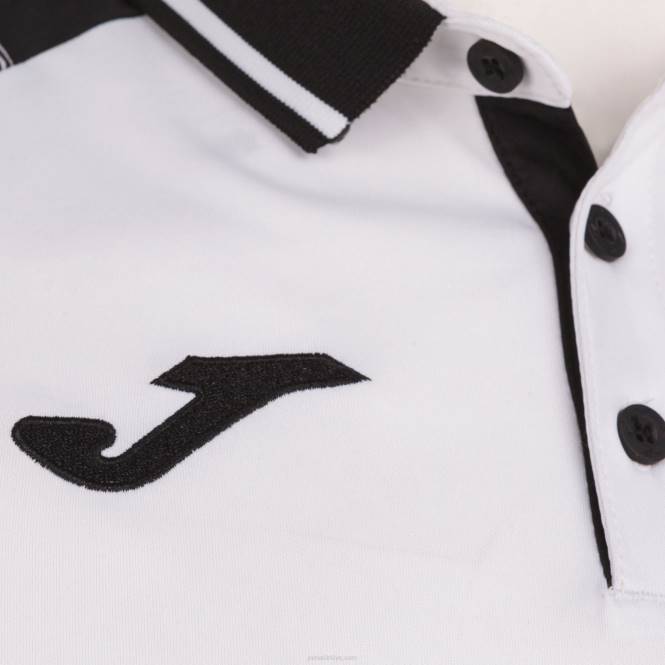 polo gömlek kısa kollu essential ii Joma siyah beyaz erkekler 0RJD564