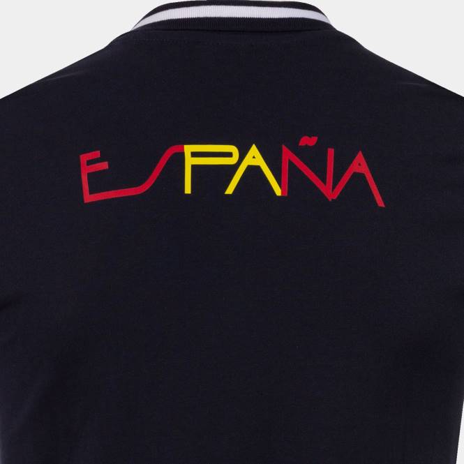 polo gömlek kısa kollu eğlence ispanyol olimpiyat komitesi Joma lacivert beyaz0RJD249