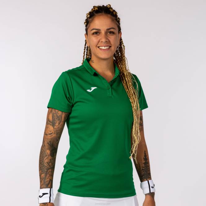 polo gömlek kısa kollu hobi Joma yeşil kadınlar 0RJD1859