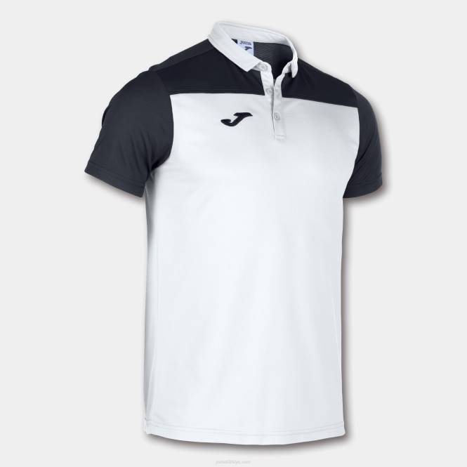 polo gömlek kısa kollu hobi ii Joma siyah beyaz erkekler 0RJD4390