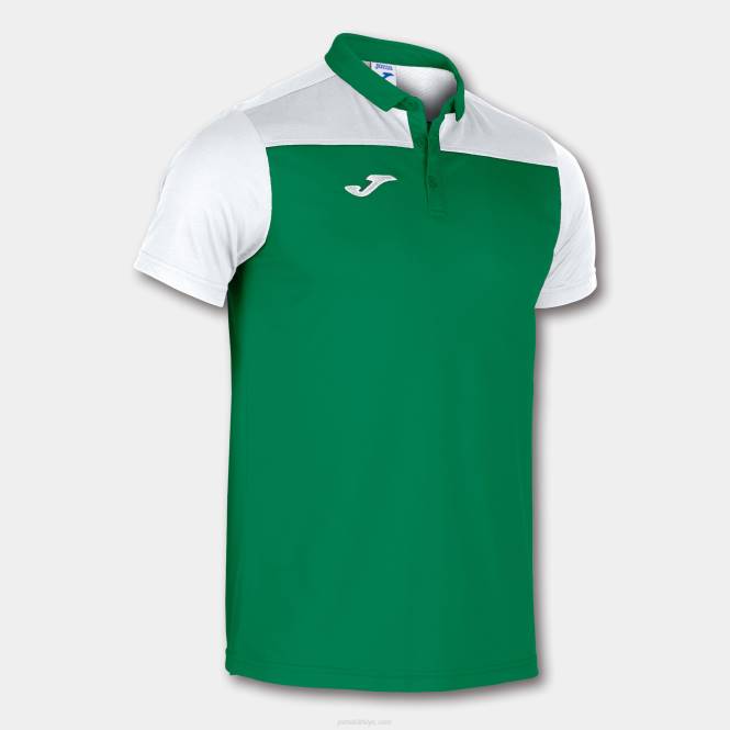 polo gömlek kısa kollu hobi ii Joma yeşil beyaz erkekler 0RJD4629