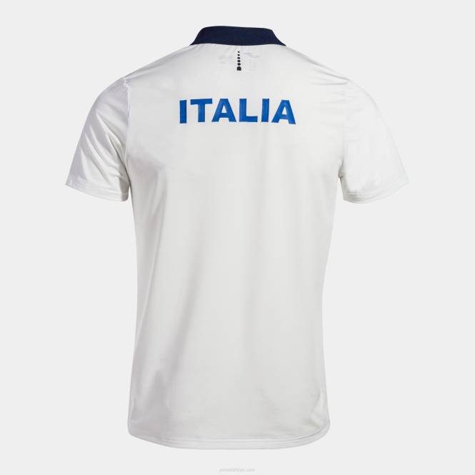 polo gömlek kısa kollu italyan tenis federasyonu Joma beyaz0RJD1420