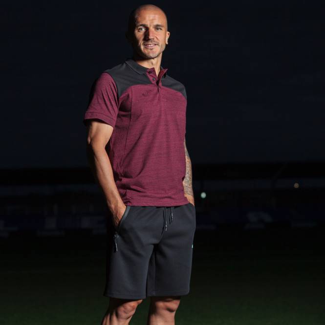 polo gömlek kısa kollu kazanan ii Joma bordo siyah erkekler 0RJD2947