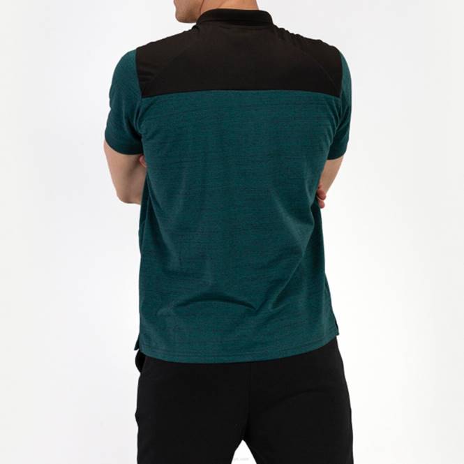 polo gömlek kısa kollu kazanan ii Joma yeşil siyah erkekler 0RJD3217