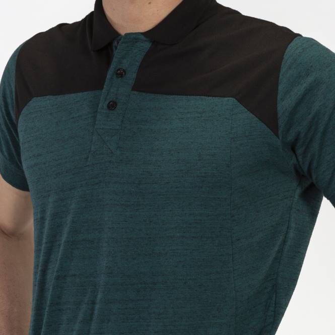 polo gömlek kısa kollu kazanan ii Joma yeşil siyah erkekler 0RJD3217