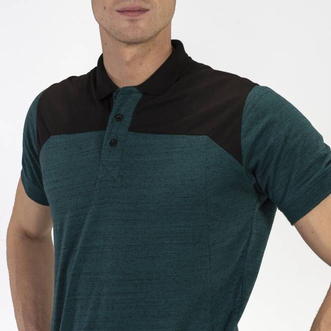 polo gömlek kısa kollu kazanan ii Joma yeşil siyah erkekler 0RJD3217