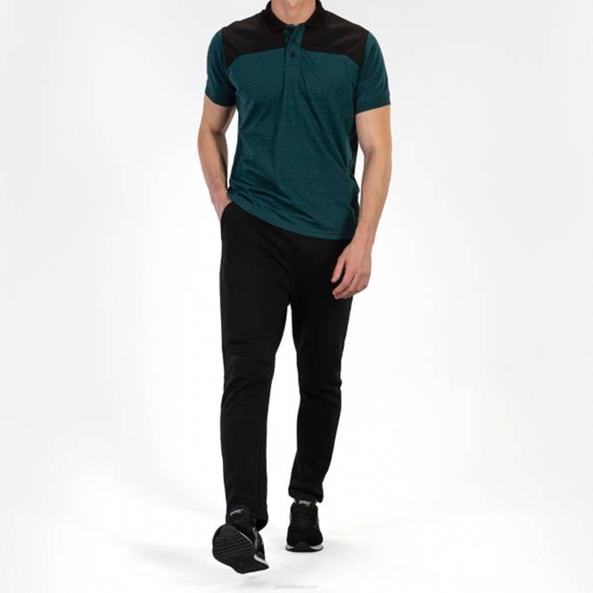 polo gömlek kısa kollu kazanan ii Joma yeşil siyah erkekler 0RJD3217