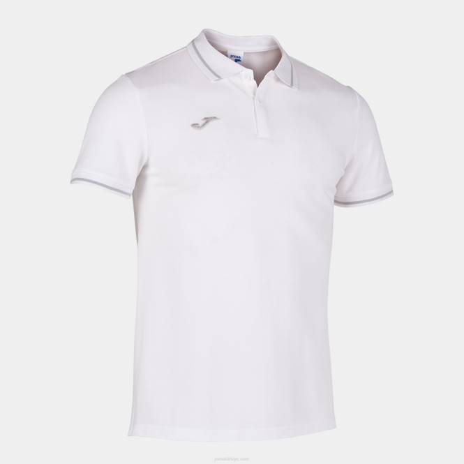 polo gömlek kısa kollu konfor ii Joma beyaz erkekler 0RJD4549
