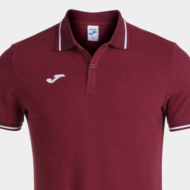 polo gömlek kısa kollu konfor ii Joma bordo erkekler 0RJD4502