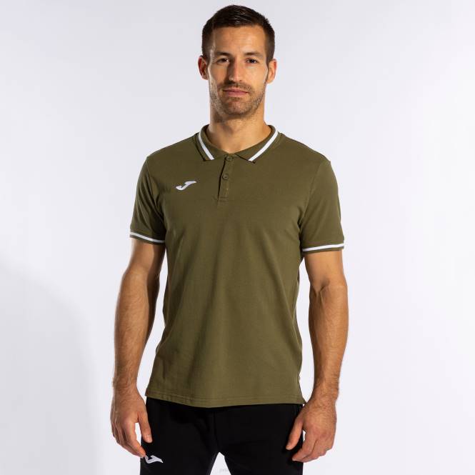 polo gömlek kısa kollu konfor ii Joma haki erkekler 0RJD3311