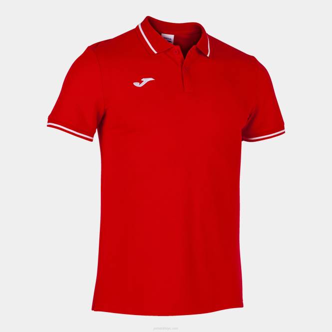 polo gömlek kısa kollu konfor ii Joma kırmızı erkekler 0RJD4501
