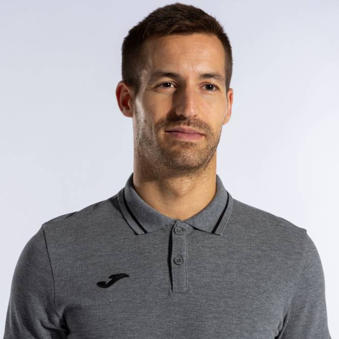 polo gömlek kısa kollu konfor ii Joma melanj grisi erkekler 0RJD465