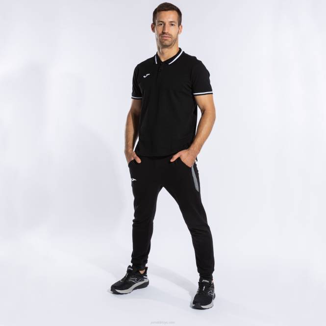 polo gömlek kısa kollu konfor ii Joma siyah erkekler 0RJD1218