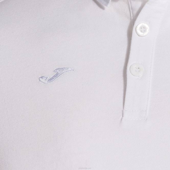 polo gömlek kısa kollu pasarela iii Joma beyaz erkekler 0RJD356