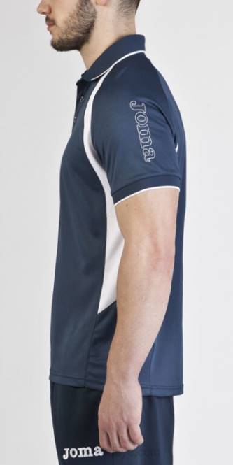 polo gömlek kısa kollu şampiyonluk iii Joma lacivert beyaz erkekler 0RJD4378