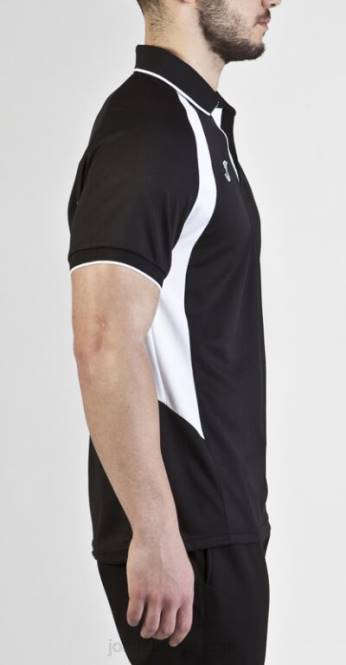 polo gömlek kısa kollu şampiyonluk iii Joma siyah beyaz erkekler 0RJD4229
