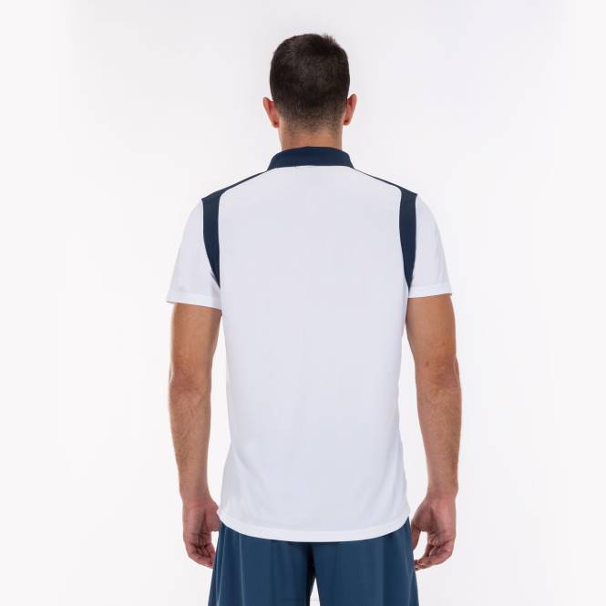 polo gömlek kısa kollu şampiyonluk v Joma beyaz lacivert erkekler 0RJD4448