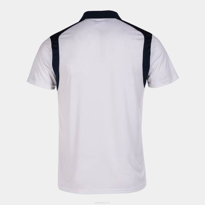 polo gömlek kısa kollu şampiyonluk v Joma beyaz lacivert erkekler 0RJD4448