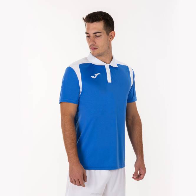 polo gömlek kısa kollu şampiyonluk v Joma kraliyet mavisi beyaz erkekler 0RJD2990