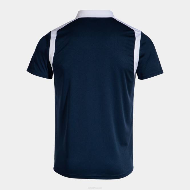 polo gömlek kısa kollu şampiyonluk v Joma lacivert beyaz erkekler 0RJD4343