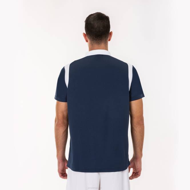 polo gömlek kısa kollu şampiyonluk v Joma lacivert beyaz erkekler 0RJD4343