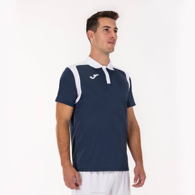 polo gömlek kısa kollu şampiyonluk v Joma lacivert beyaz erkekler 0RJD4343