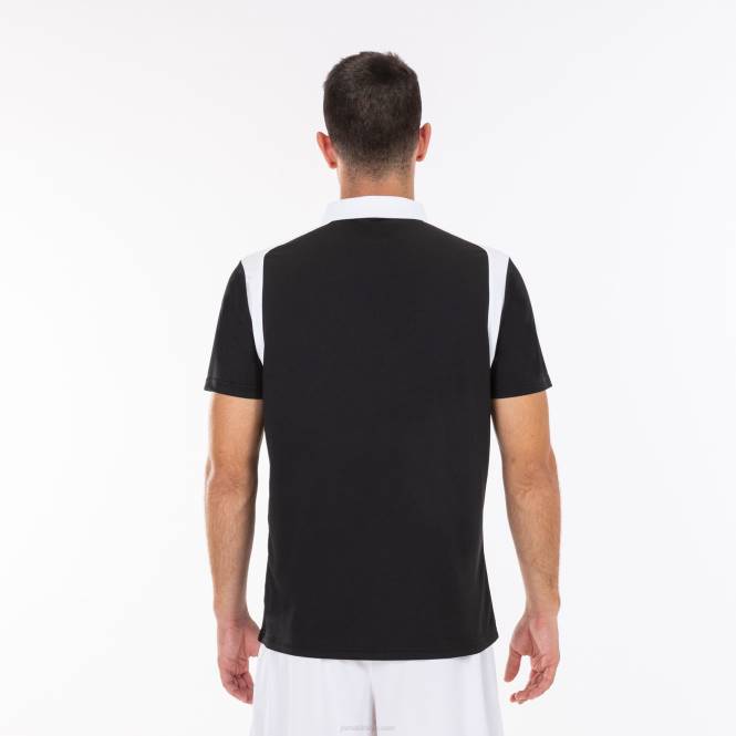 polo gömlek kısa kollu şampiyonluk v Joma siyah beyaz erkekler 0RJD4490