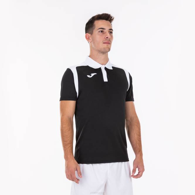 polo gömlek kısa kollu şampiyonluk v Joma siyah beyaz erkekler 0RJD4490