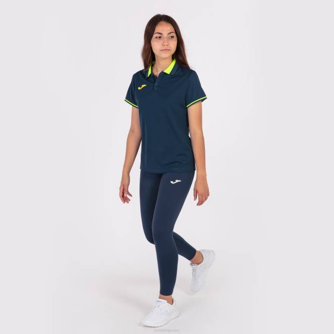 polo gömlek kısa kollu şampiyonluk vi Joma lacivert floresan sarı kadınlar 0RJD3907