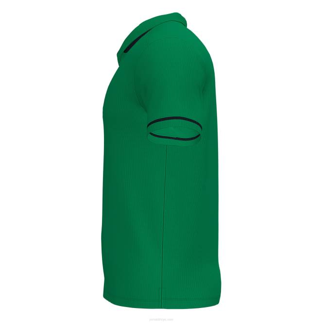 polo gömlek kısa kollu şampiyonluk vi Joma yeşil siyah erkekler 0RJD3117