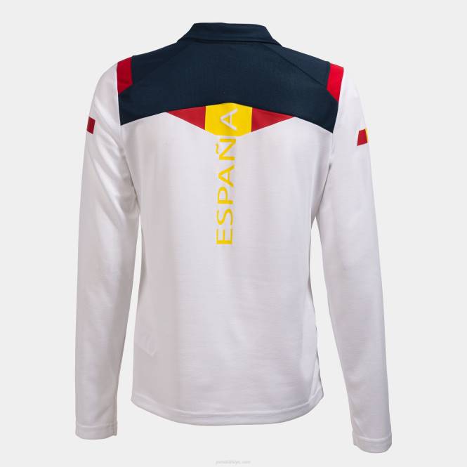 polo gömlek uzun kollu ispanyol olimpiyat komitesi Joma beyaz kadınlar 0RJD3598