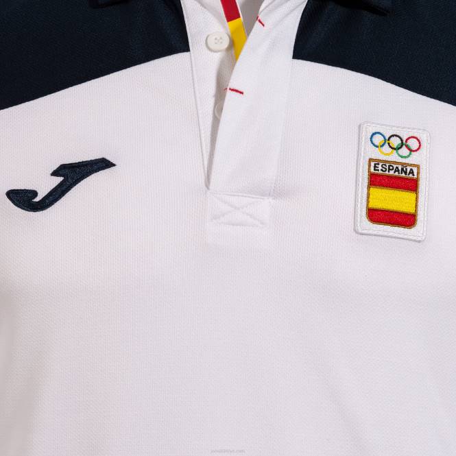 polo gömlek uzun kollu ispanyol olimpiyat komitesi Joma beyaz0RJD3246