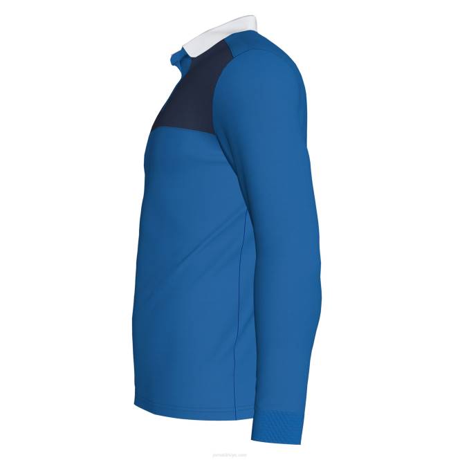 polo gömlek uzun kollu kazanan ii Joma kraliyet mavisi lacivert erkekler 0RJD4445